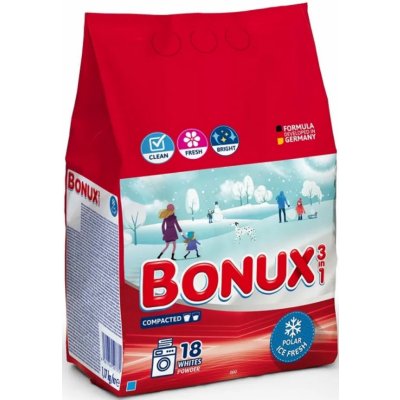 Bonux White Polar Ice Fresh 3v1 prací prášek na bílé prádlo 18 PD 1,17 kg – Zboží Dáma