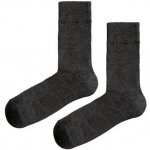 Vlnka Žakárové vlněné ponožky Merino šedá – Zboží Dáma