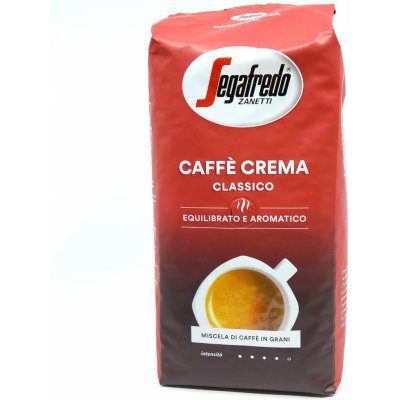 Segafredo Caffe Crema Classico zrnková káva 1 kg