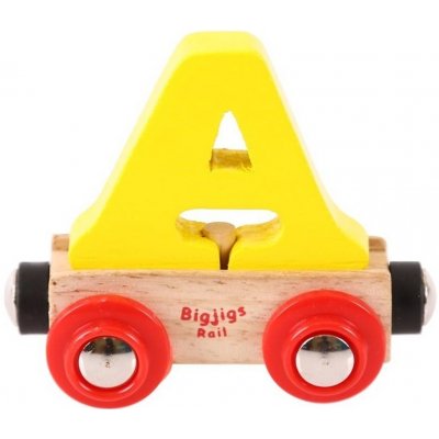 Bigjigs vagónek Písmeno A – Sleviste.cz