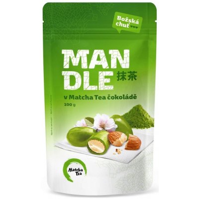 Matcha Tea Mandle v bílé čokoládě 100 g – Zboží Mobilmania