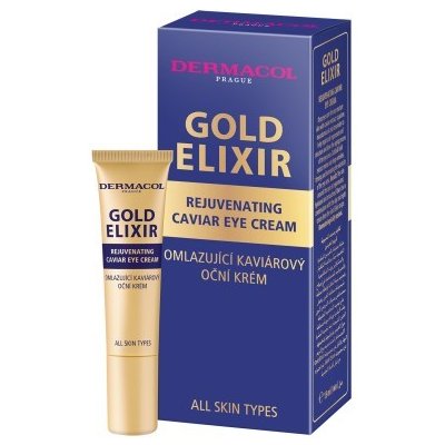 Dermacol Gold elixir oční krém 15 ml – Zboží Dáma