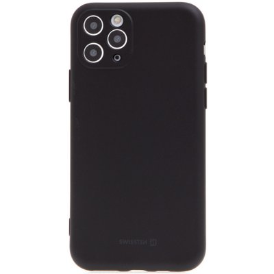 Pouzdro SWISSTEN Soft Joy Apple iPhone 11 Pro Max - příjemné na dotek - silikonové - černé – Zboží Mobilmania