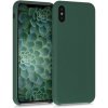 Pouzdro a kryt na mobilní telefon Apple Pouzdro Kwmobile Apple iPhone XS Max zelené