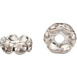 Mosazná rondelka - vroubkovaná - platinová - třída A - ∅ 6 x 3 mm - 1 ks – Zboží Dáma Mosazná rondelka - vroubkovaná - platinová - třída A - ∅ 6 x 3 mm - 1 ks – Zboží Dáma