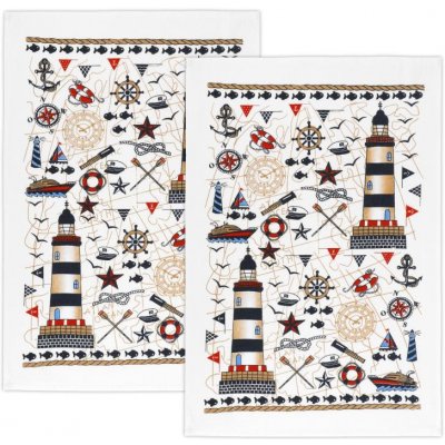 Bellatex Moře 40x60 cm 2ks modrá – Zboží Dáma
