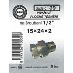 HARTMAN těsnění pryžové ploché na šroubení 1/2", sada č. 39 – Hledejceny.cz