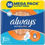 Always Ultra Normal hygienické vložky Vel. 1 s křidélky 56 ks – Zboží Dáma