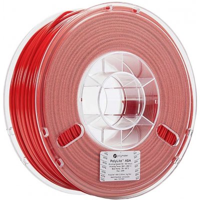 Polymaker PolyLite ASA Red, 2,85 mm, 1 kg – Zboží Živě