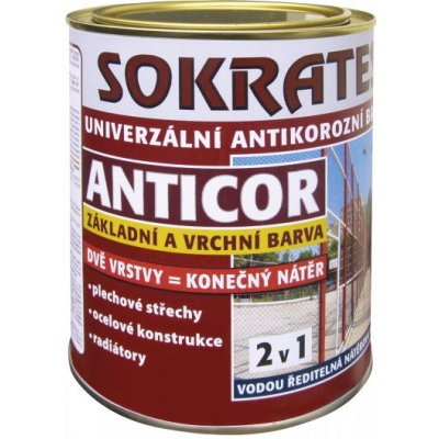 Sokrates Anticor 2v1 7016 antracit 0,7kg základ na kov