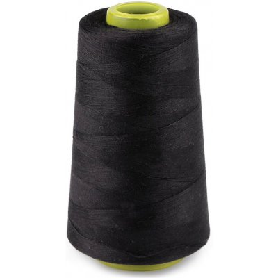 Polyesterové nitě pro overlocky i klasické šití návin 3000 yards PES 40S/2 Varianta: 2 černá, Balení: 1 ks – Hledejceny.cz