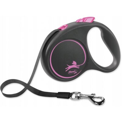 Flexi Black Design vodítko automatické pro psa páska – Hledejceny.cz