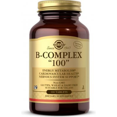 Solgar B-Complex 100, 100 tablet – Hledejceny.cz