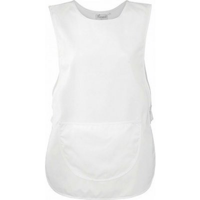Premier Workwear Dámský tabard s velkou nakládanou kapsou Bílá S PW171 – Sleviste.cz
