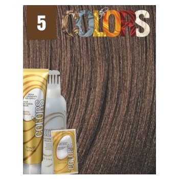 Colors Keratin Complex barva set 5 světlá hnědá