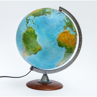 Tecnodidattica Svítící globus Tactile 30 cm reliéfní – Hledejceny.cz