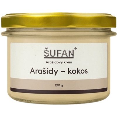 Šufan Arašídovo-kokosové máslo 190 g – Zboží Dáma