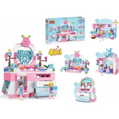 COGO Girls Fashion house 4v1 653 ks – Zboží Mobilmania