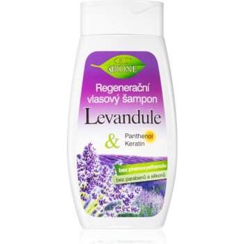 BC Bione Cosmetics Lavender regenerační šampon pro všechny typy vlasů Keratin Panthenol Lavender Oil 250 ml