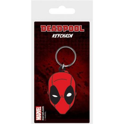 Pyramid přívěsek na klíče Marvel Comics Rubber Keychain Deadpool Face International – Hledejceny.cz