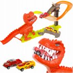 ISO 11666 Dinosauří autodráha a 2 auta – Zboží Dáma