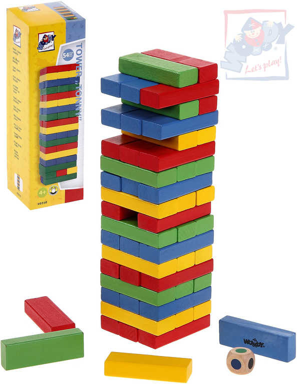 Woody Jenga věž