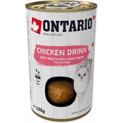 Ontario Cat Kitten Drink Chicken 135 g – Hledejceny.cz