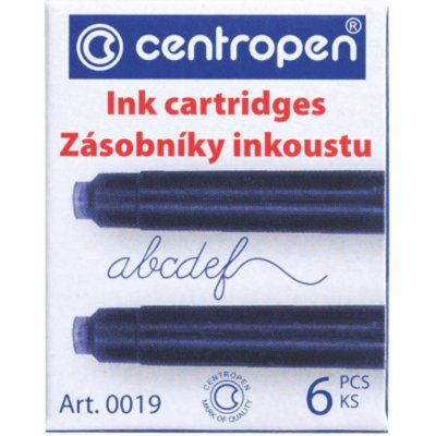 centropen zásobník inkoustový 0019/ 6ks modrý 476345 – Zboží Dáma