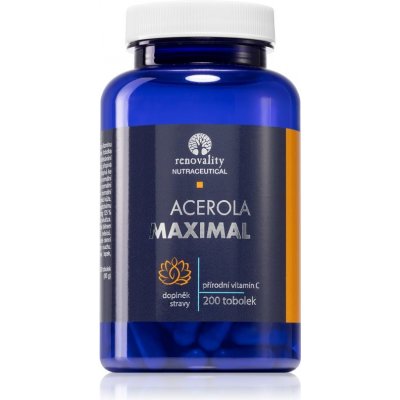 Renovality Acerola Maximal pro maximální posílení imunity s vitamínem C 200 ks – Hledejceny.cz
