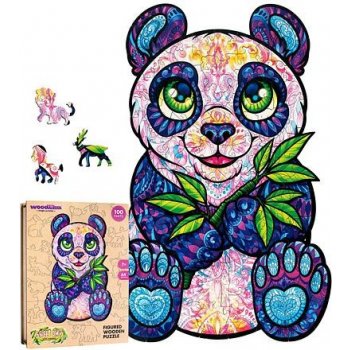 Puzzler Dřevěné Sladká panda Amy 100 dílků