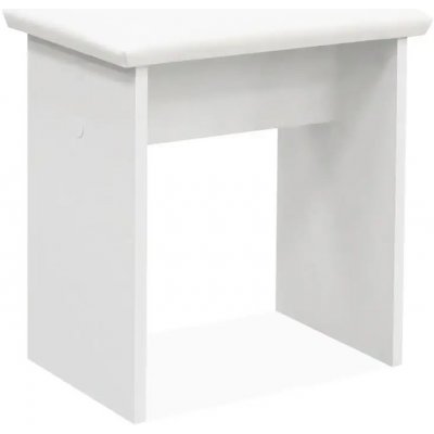 Aga Taburet k toaletnímu stolku MRDT15 Matný bílý – Zboží Dáma