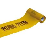 Anticor výstražná folie POZOR PLYN žlutá 100 m x 30 cm – Zboží Dáma