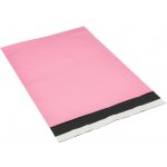Plastové obálky 450x600 mm + 50 mm - světle růžové – Zboží Živě