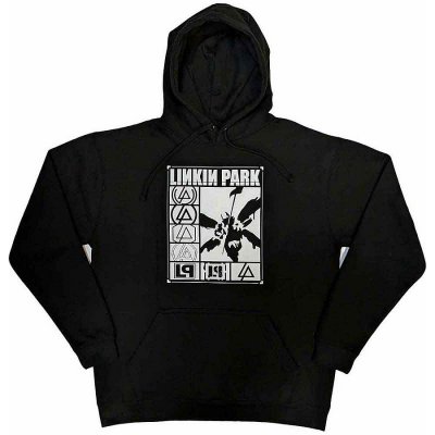 Linkin Park mikina Logos Rectangle Black – Zboží Mobilmania