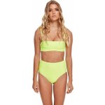 Urban classics Ladies High Waist Bandeau Bikini electriclime – Sleviste.cz