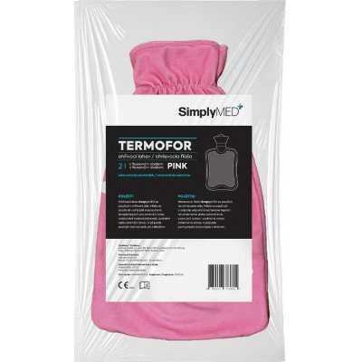 SimplyMed Termoflor s fleesovým obalem Pink 2 l 1 ks – Zboží Dáma