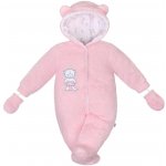 New Baby Zimní kombinézka Nice Bear růžová – Zboží Dáma