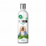 JK ANIMALS Prémiový šampon pro dlouhou a jemnou srst, 250 ml, s výtažky ze zeleného čaje a přesličky rolní – HobbyKompas.cz