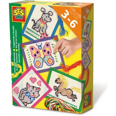 SES Vyšívací souprava s barevnými předlohami – Zboží Mobilmania