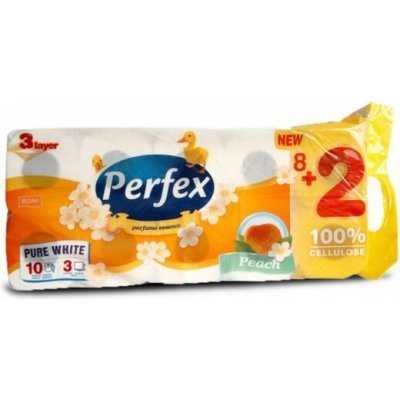 Perfex Peach 3-vrstvý 10 ks – Zboží Dáma