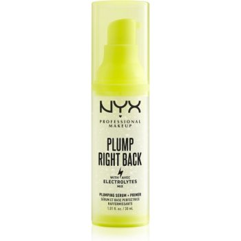 NYX Professional Makeup Plump Right Back 2v1 Sérum a Podkladová báze pod make-up 30 ml