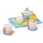 Bigjigs Toys Čajový set s podnosem – Zboží Dáma