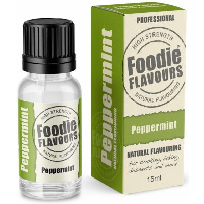 Foodie Flavours Přírodní koncentrované aroma 15 ml máta – Zbozi.Blesk.cz