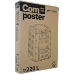 Prosperplast Compogreen 220 l černý – HobbyKompas.cz