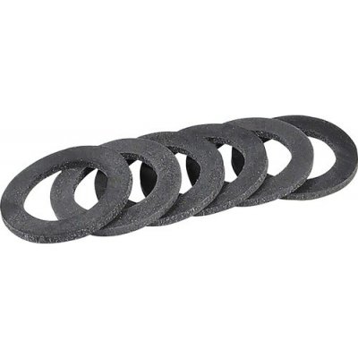 Nývlt Sada těsnění do hadicových spojek a přípojek DN 20, 1", 30 x 20 mm, pryž (6 ks v balení) F1/79 – Zboží Mobilmania