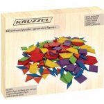 Kruzzel 17253 Dřevěná mozaika 155 ks – Zboží Dáma