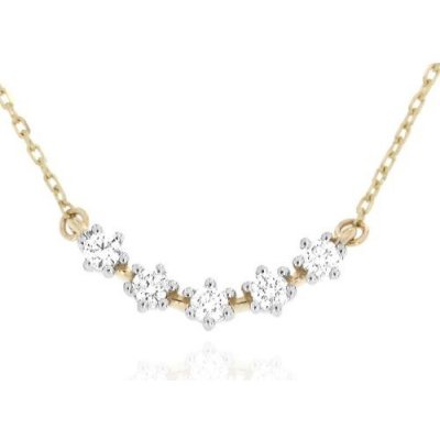 Zlatnictví U Kostela Náhrdelník s diamanty 5757ž – Hledejceny.cz