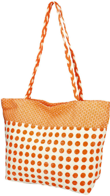 Velká oranžová plážová taška přes rameno BZ5071-1