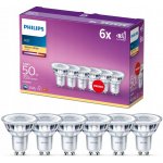 Philips LED Classic spot 4.6-50W, GU10, 2700K, set 6ks 929001215233 – Zboží Živě