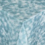 Veba ubrus GARBO tisk Kouzlo ledu modrá s nešpinivou úpravou 140x180 cm – Zboží Dáma